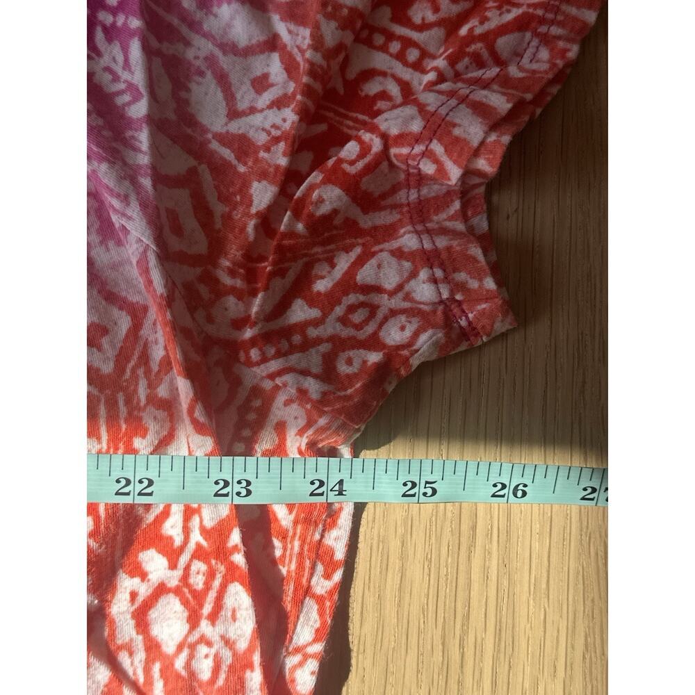 Lauren Ralph Lauren Top Orange Bright Colorful Tie Smocked Neckline 2XL 2054 - Picture 4 of 5